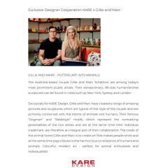 Gangster Rabbit Siyah Dekoratif Obje