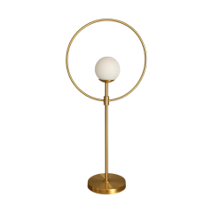 Selve Glop Camlı Gold Masa Lambası