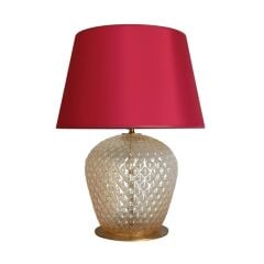 Lesco Bal Renkli Cam Abajur