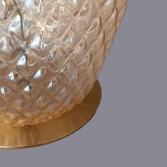 Lesco Bal Renkli Cam Abajur