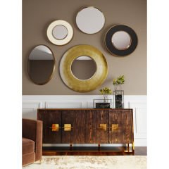 Mirror Jetset Oval Gold Ayna 94x64 cm
