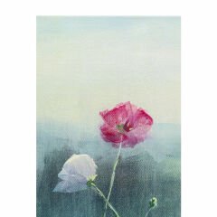 Pastell Flowers Kanvas Tablo 120x120cm