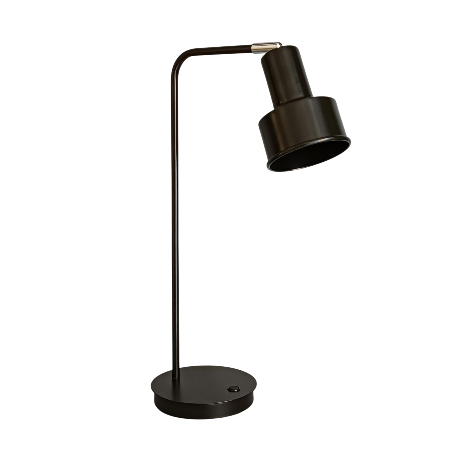 Digne Oynar Başlıklı Siyah Masa Lambası