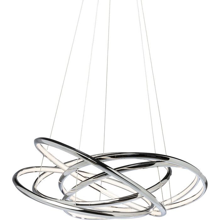 Saturn LED Krom Sarkıt Avize