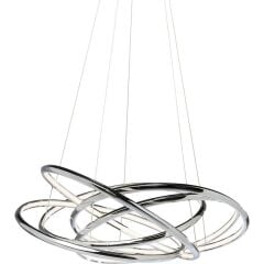 Saturn LED Krom Sarkıt Avize
