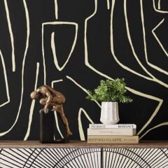 Nude Man Stand Bronze Dekoratif Obje 35 cm