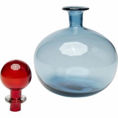 Honeymoon Lid Blue Dekoratif Şişe 25cm