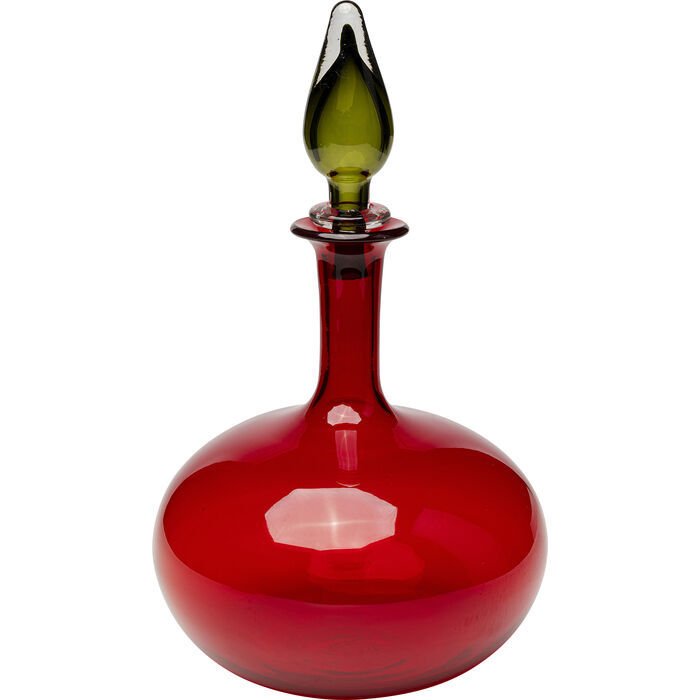Honeymoon Lid Red Dekoratif Şişe
